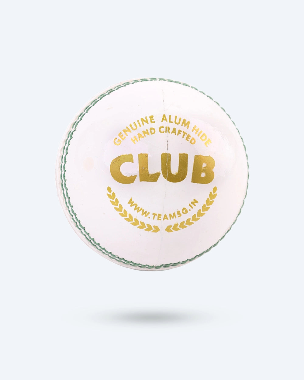 SG Club White Cricket Leather Ball