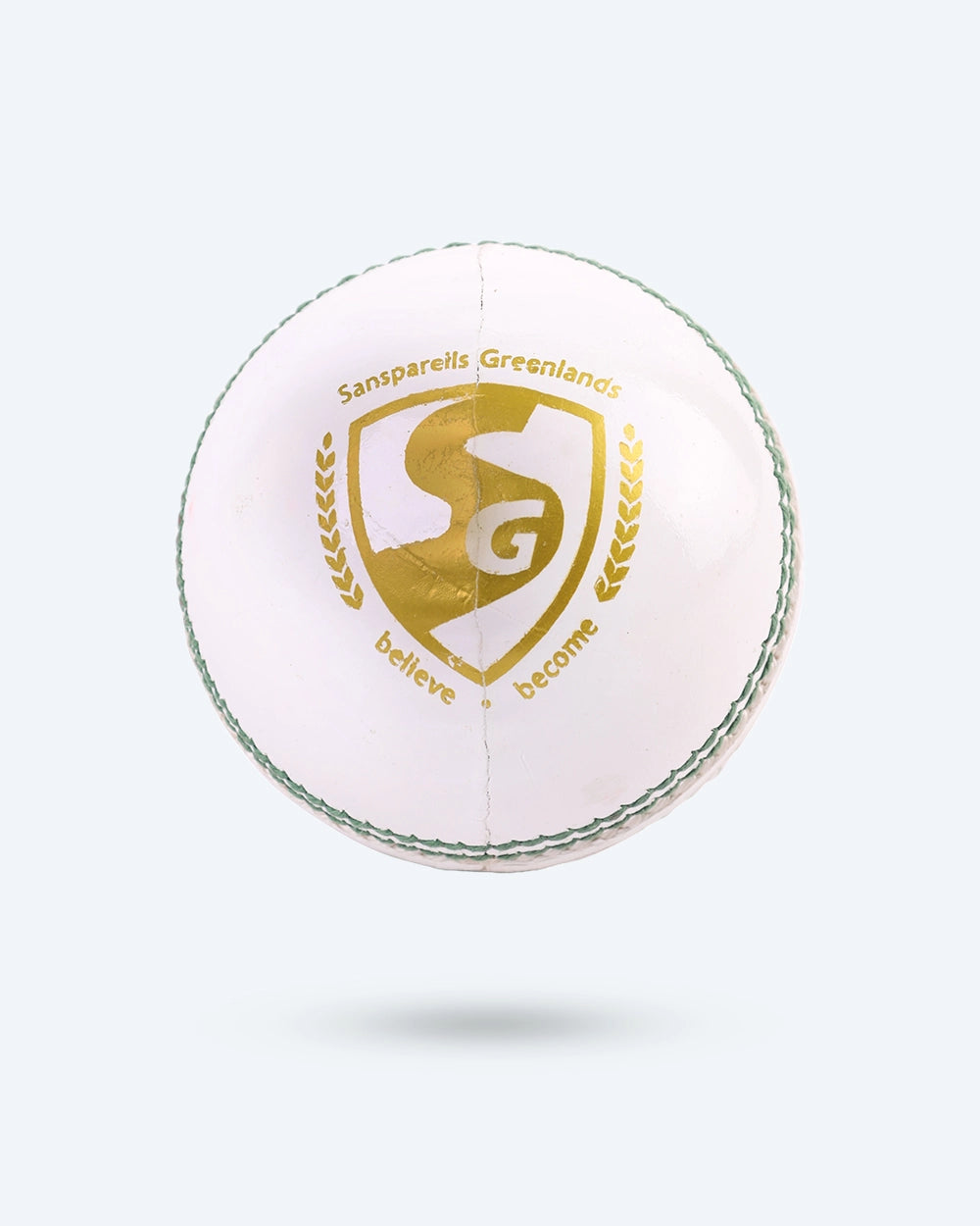 SG Club White Cricket Leather Ball