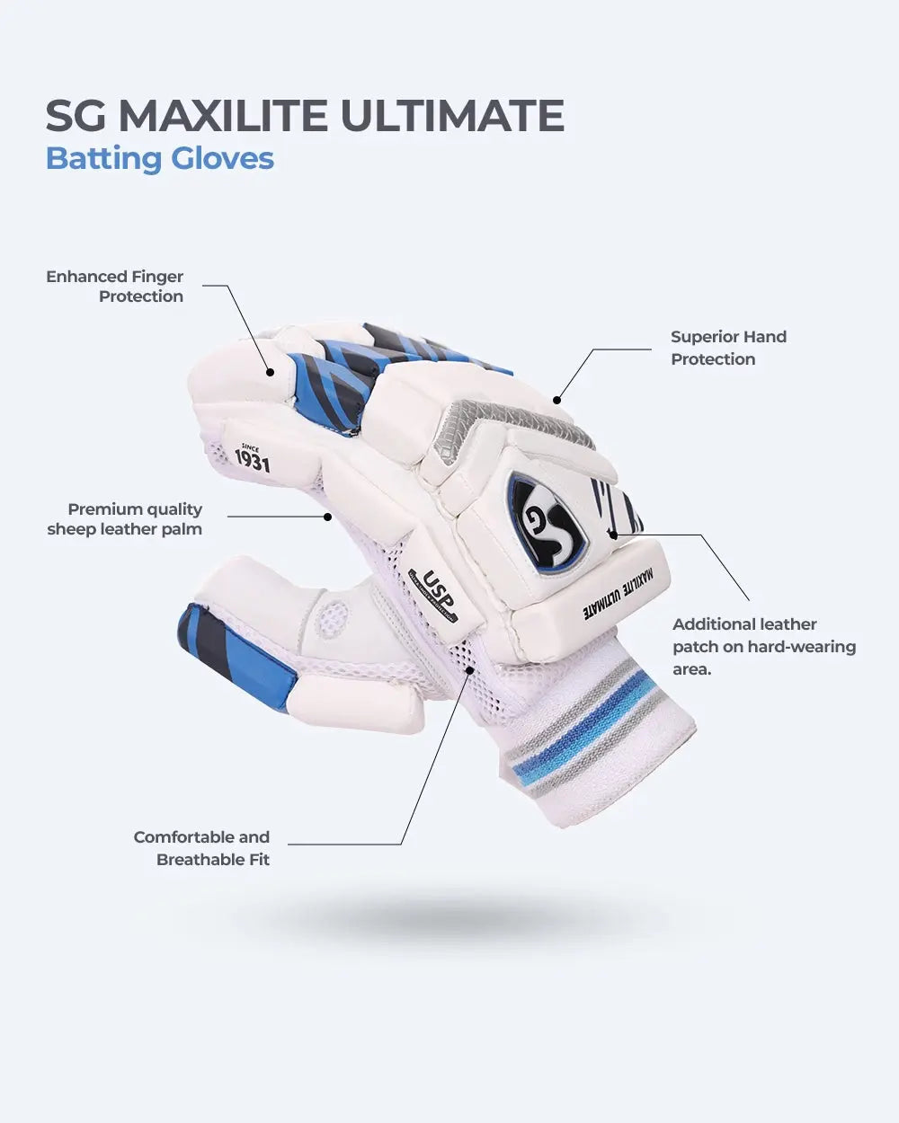 SG Maxilite ULT Batting gloves
